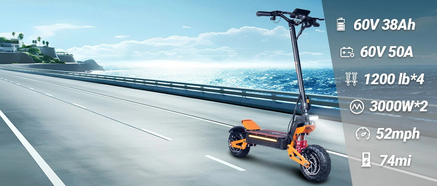 Tourser X5 Dual Motor 60V 6000W