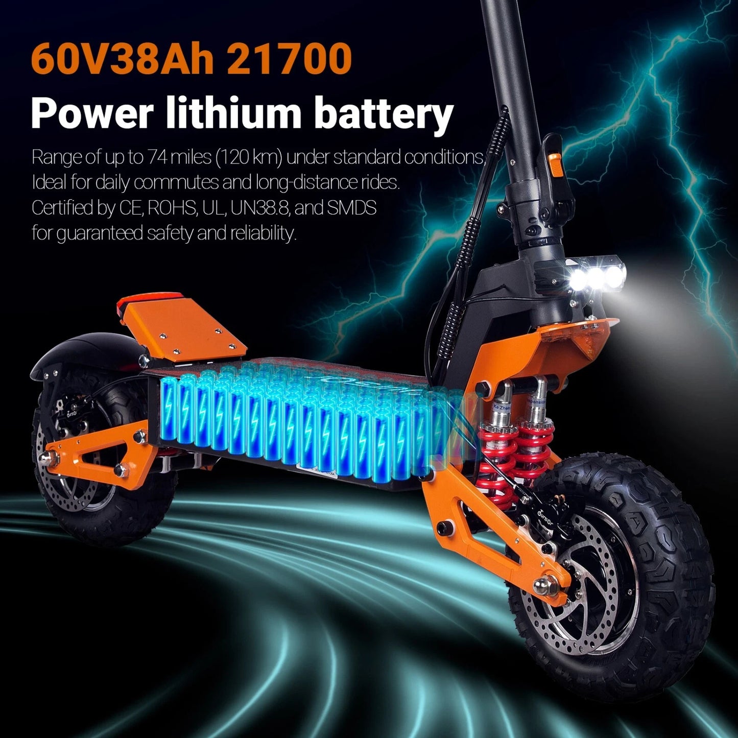 Tourser X5 Dual Motor 60V 6000W