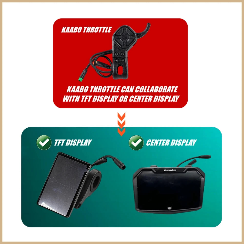 Kaabo OEM Throttle Assembly With Buttons