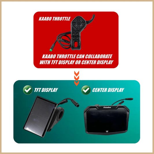 Kaabo OEM Throttle Assembly With Buttons