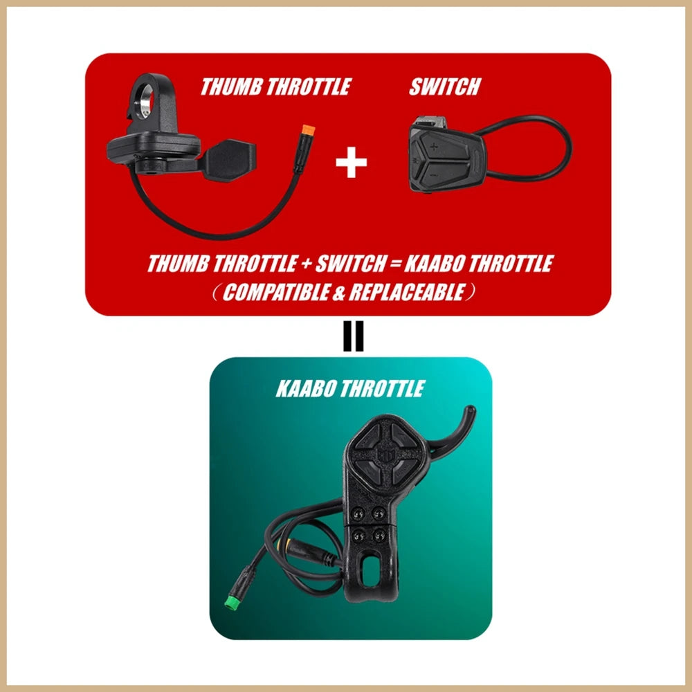 Kaabo OEM Throttle Assembly With Buttons