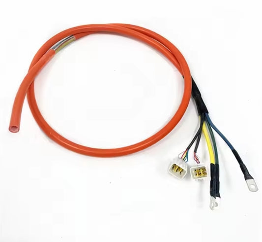 QSMotor QS273 8000w Compatible 12mm2 1.2m Power Cable To Suit E-Bikes and Electric Motorcycles