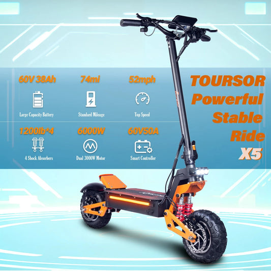 Tourser X5 Dual Motor 60V 6000W