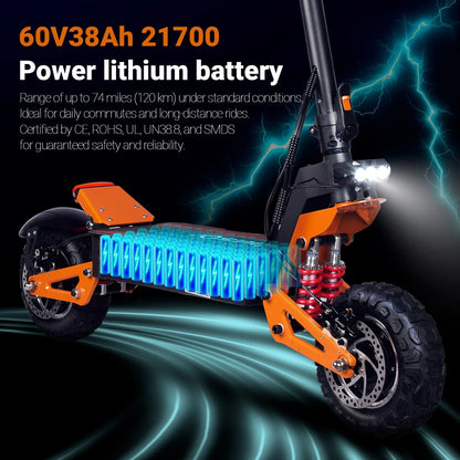 Tourser X5 Dual Motor 60V 6000W