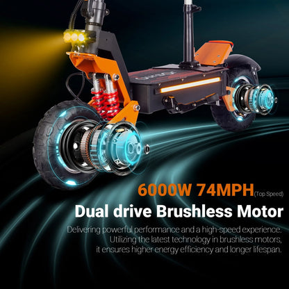 Tourser X5 Dual Motor 60V 6000W